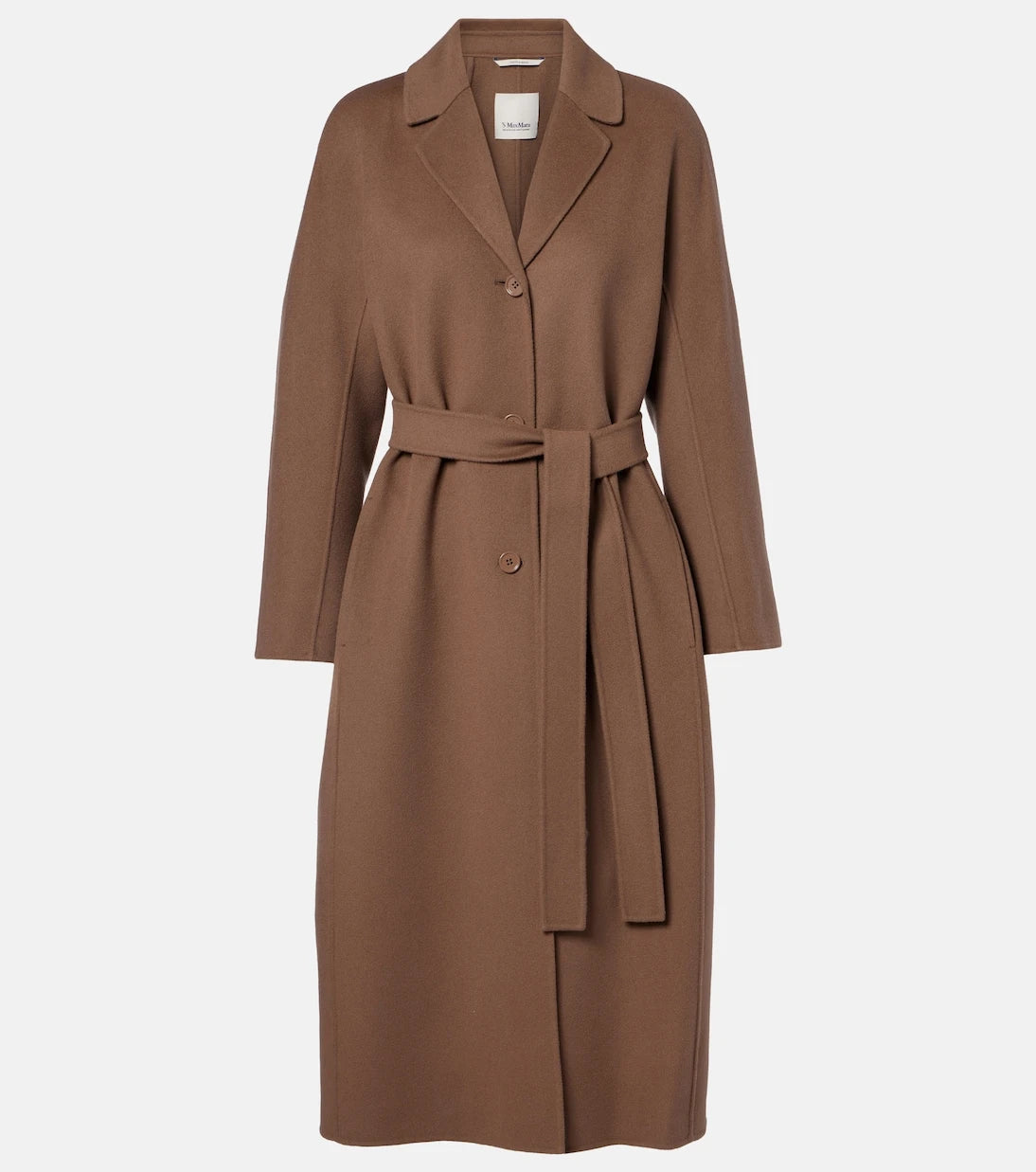 'S Max Mara - معطف Dama من صوف بكر بلفّة