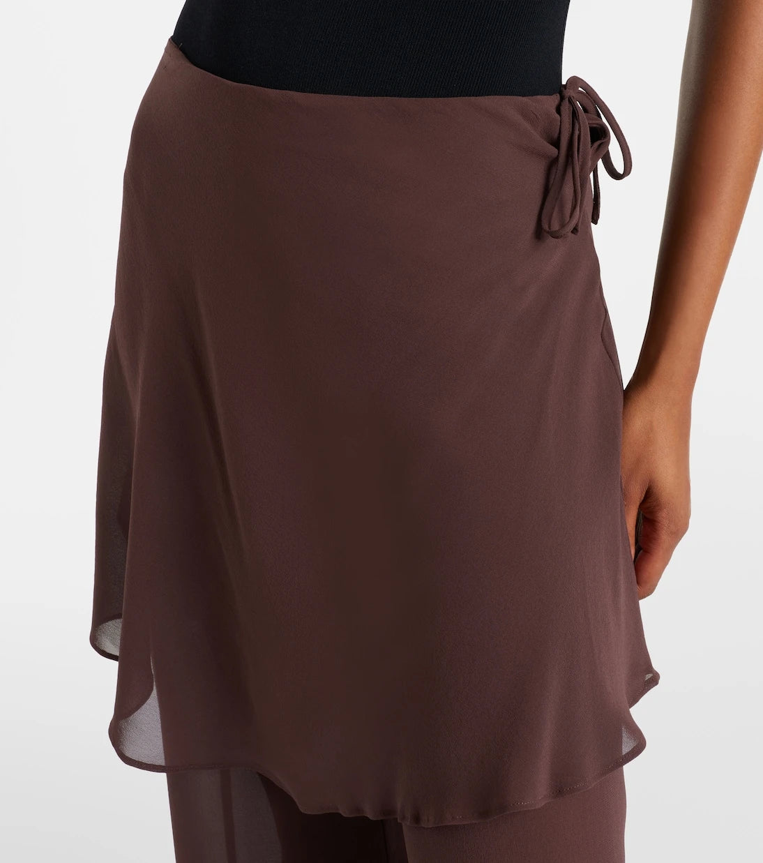 Christopher Esber - Sheer silk wide-leg pants