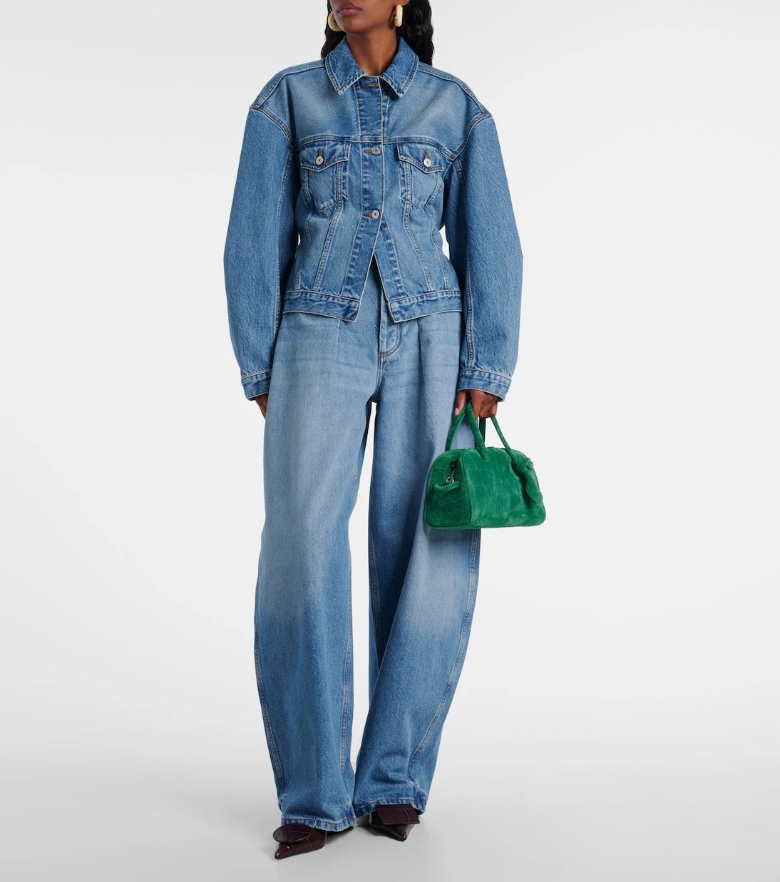 Jacquemus - Ovalo De-Nîmes barrel-leg jeans