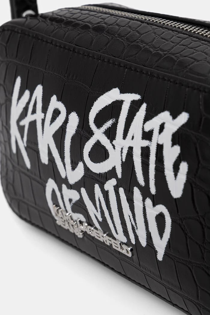 Karl Lagerfeld Jeans kadın çapraz çanta suni deriden
