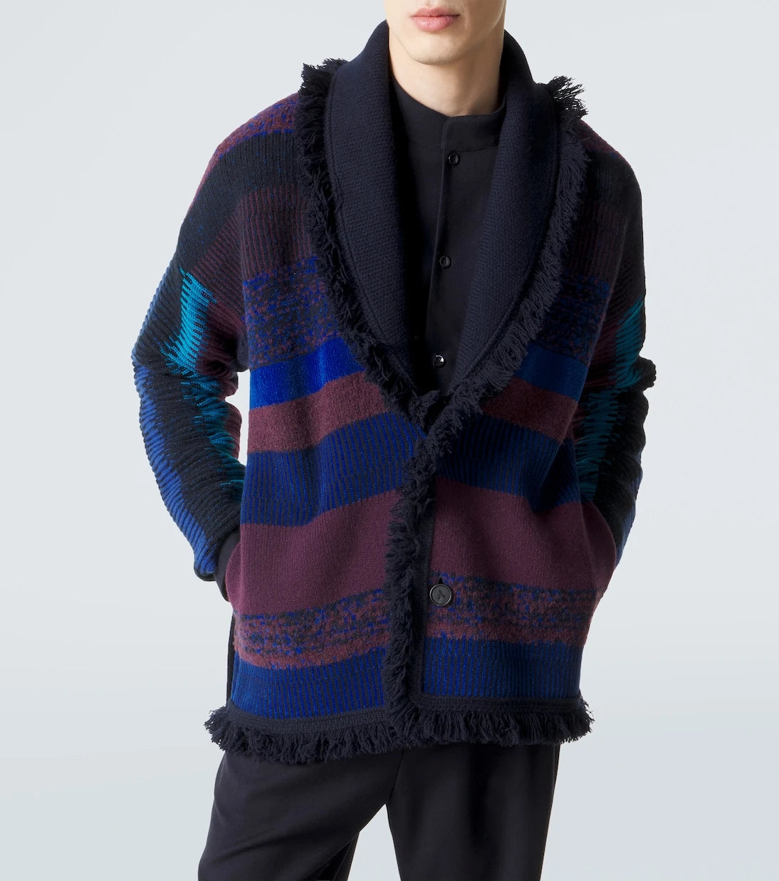 Giorgio Armani - x Alanui cashmere-blend cardigan