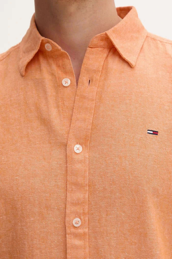 Tommy Jeans мъжка риза с лен