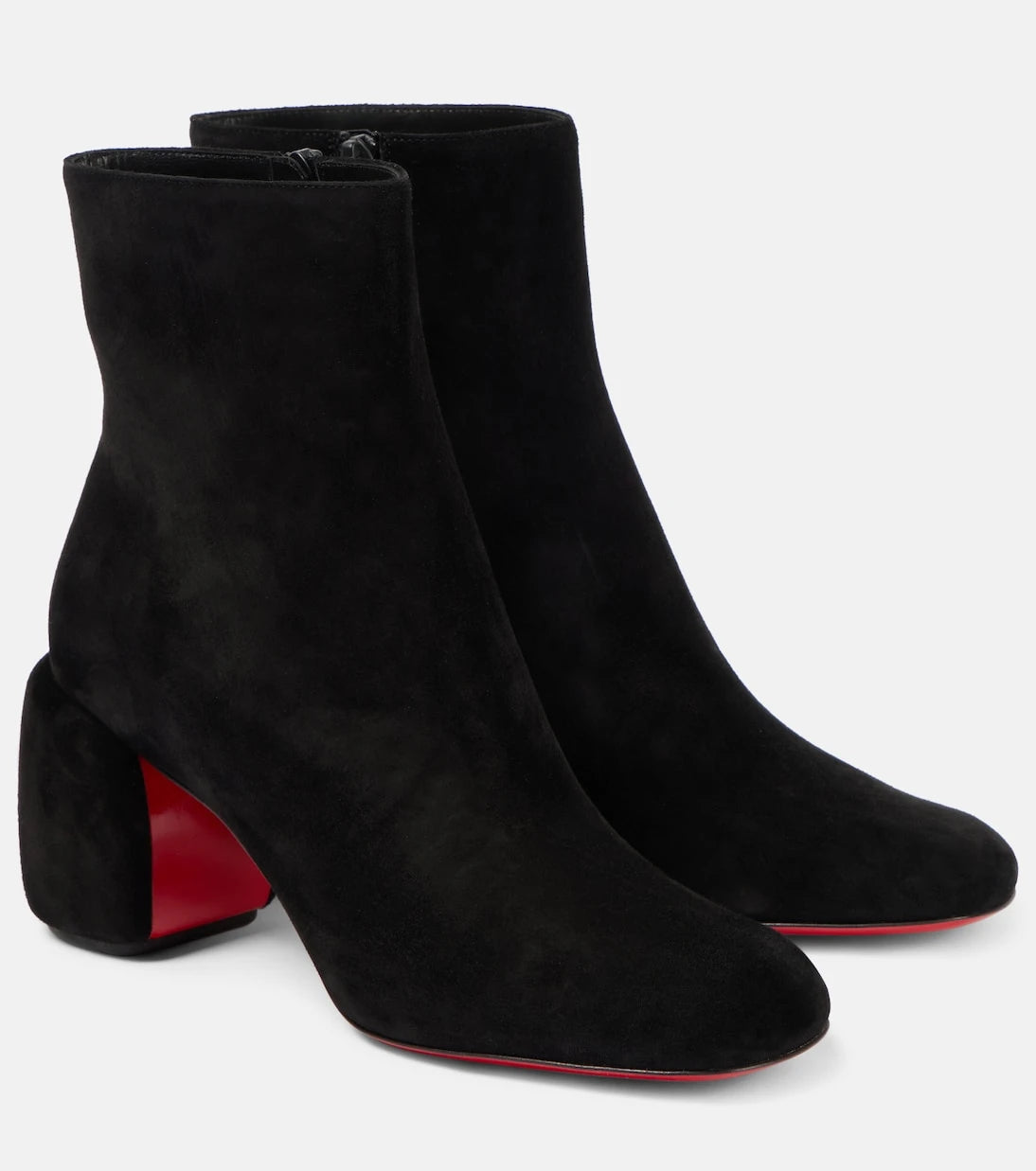 Christian Louboutin - Minny Booty 70 suede ankle boots