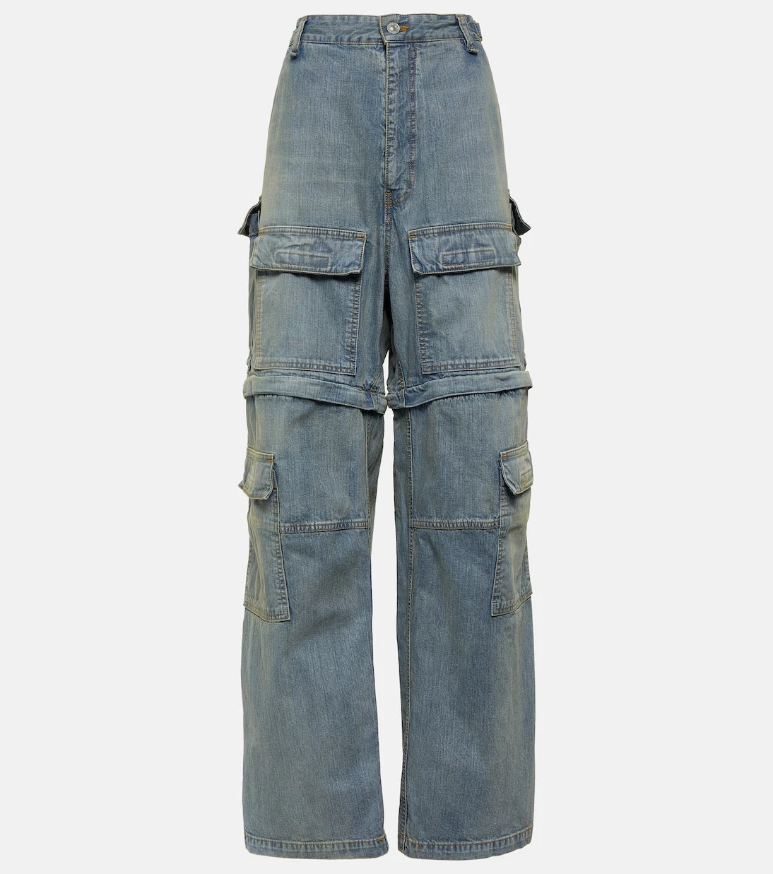 Balenciaga - Mid-rise cargo jeans