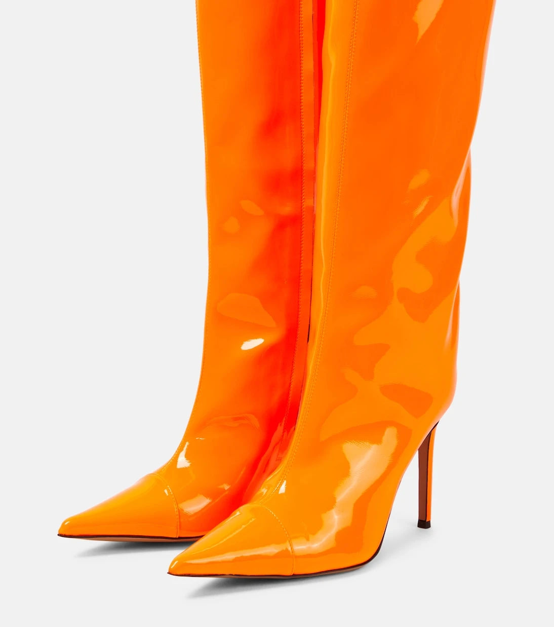 Alexandre Vauthier - Patent leather knee-high boots
