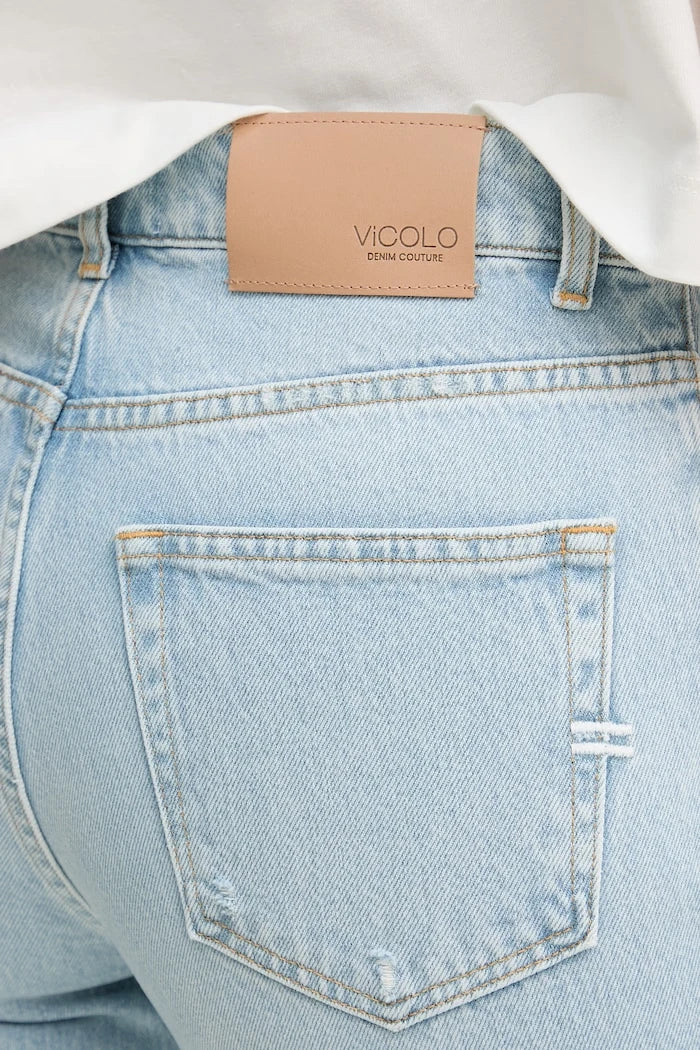 ViCOLO straight kadın jean pantolon