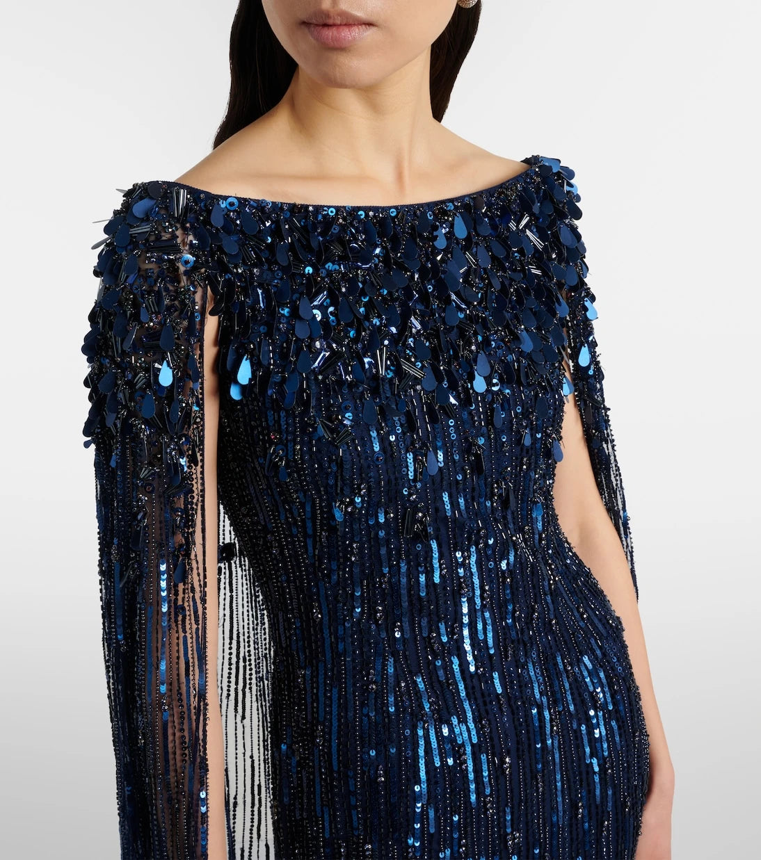 Jenny Packham - Luella fringed sequined gown