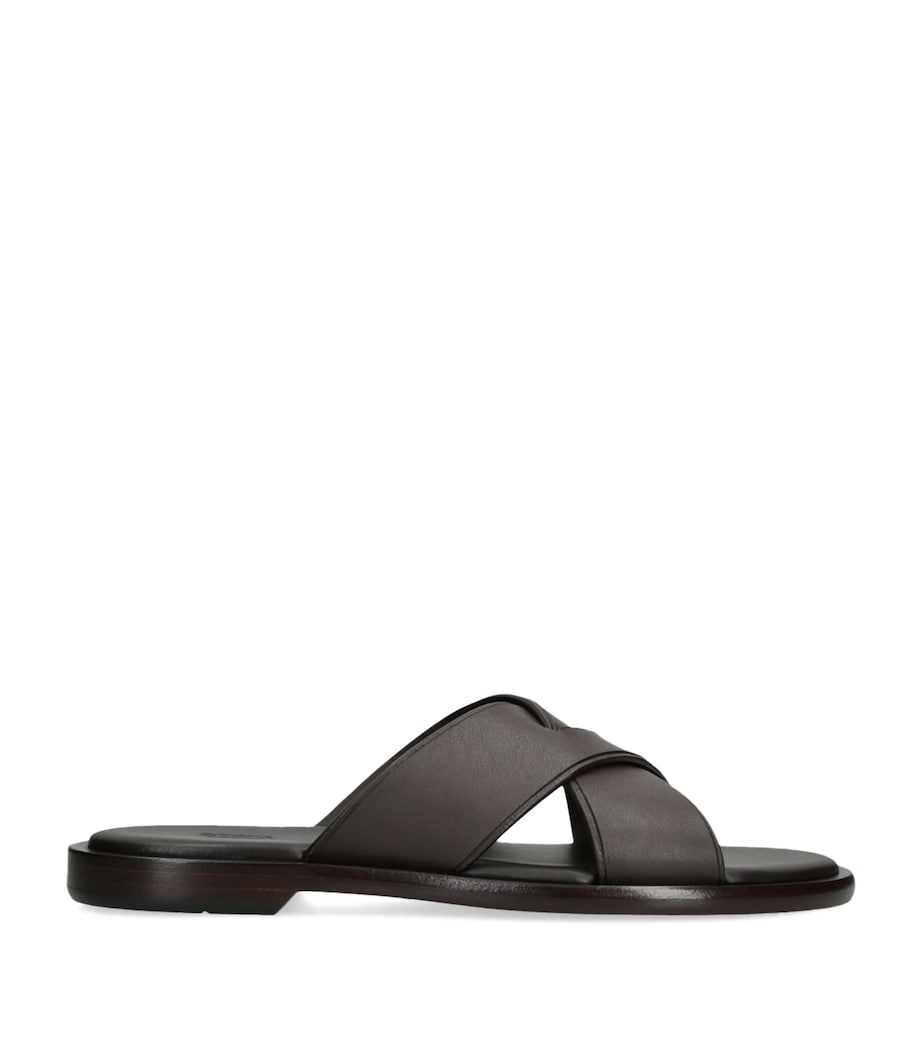 Zegna Leather Sandals