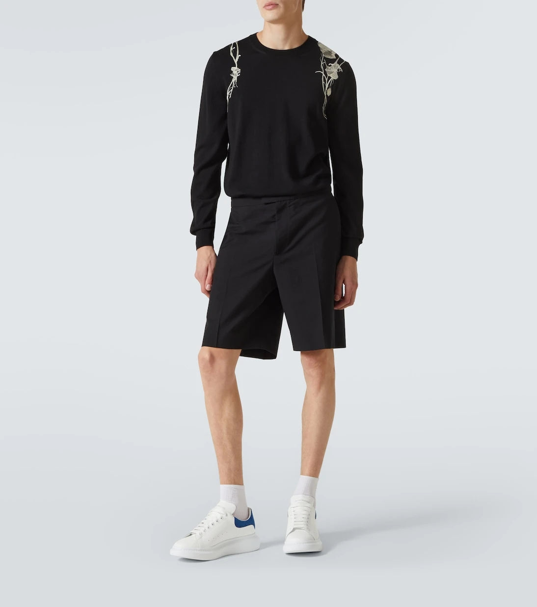 McQueen - Oversized leather sneakers