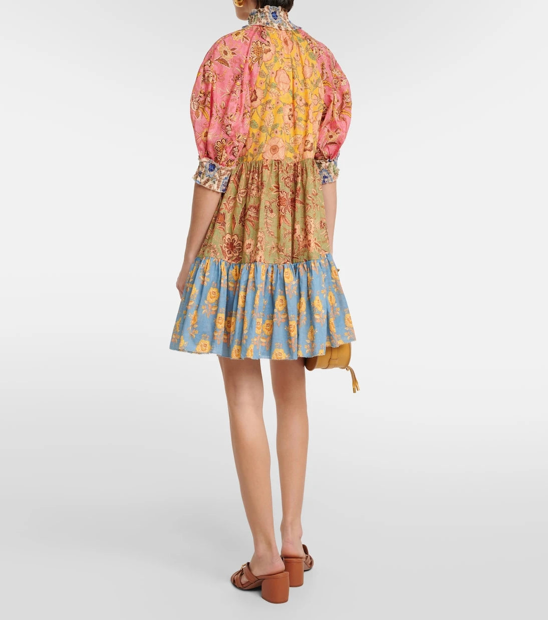 Zimmermann - Junie floral cotton minidress