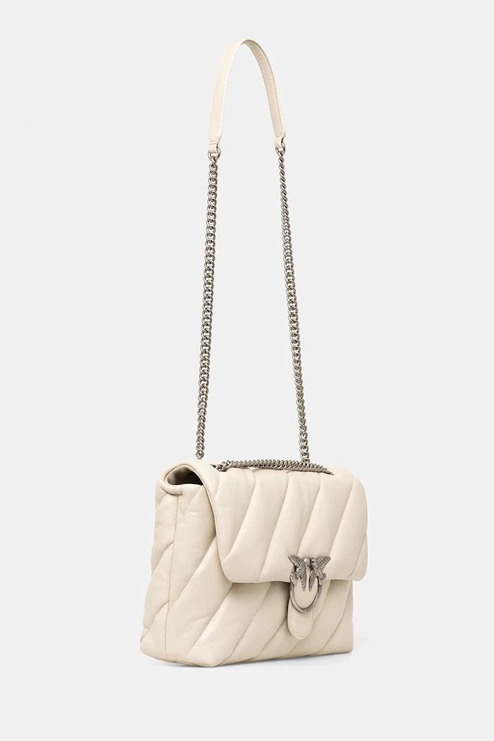 Pinko kadın deri crossbody çanta