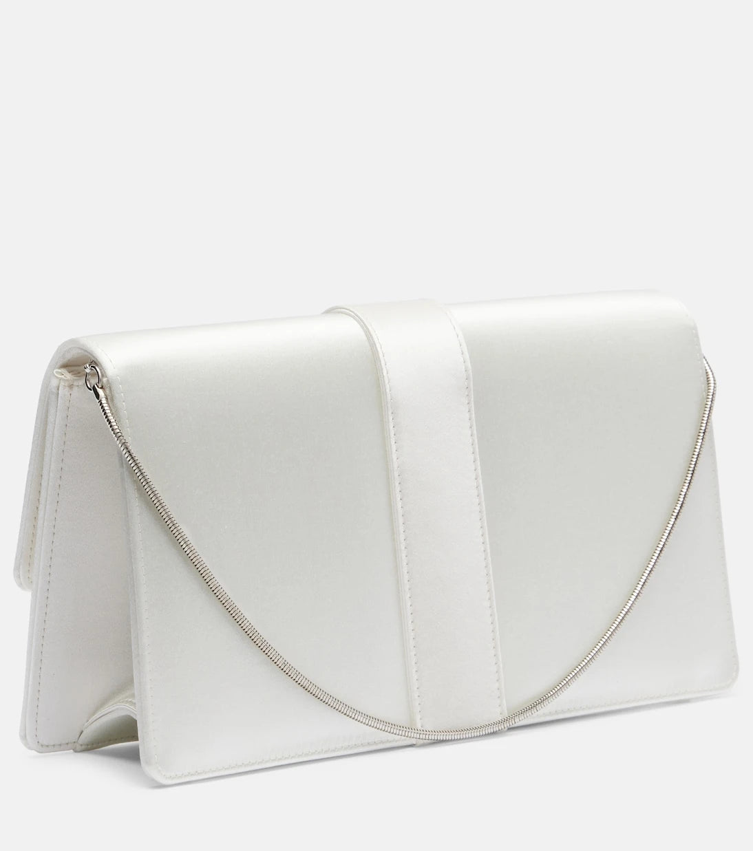Manolo Blahnik - Capri embellished satin clutch