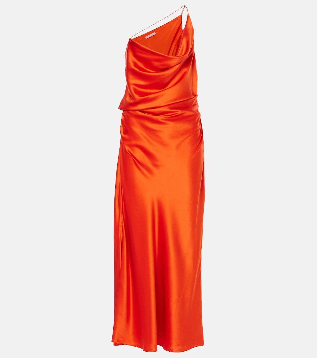 The Sei - One-shoulder silk satin midi dress