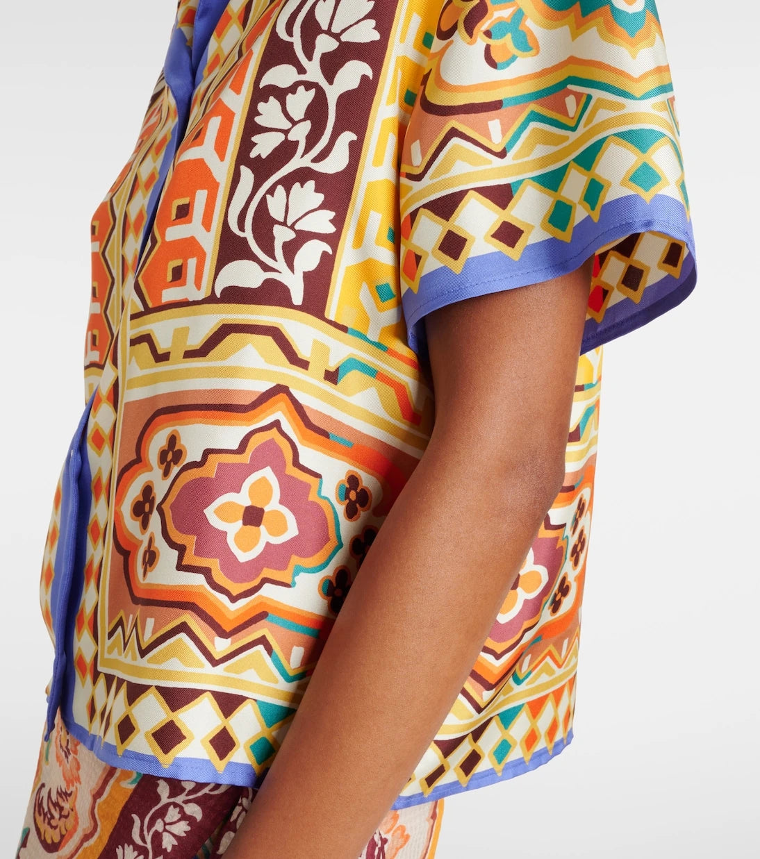 Etro - Printed silk shirt
