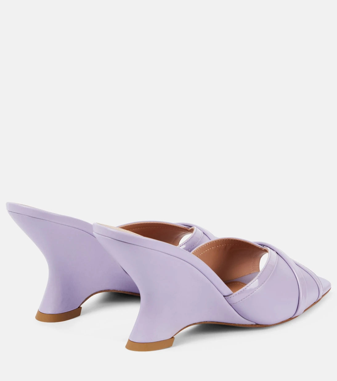 Malone Souliers - Perla 85 leather wedge mules