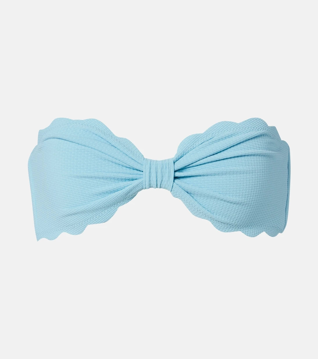 Marysia - Antibes scalloped bikini bandeau top