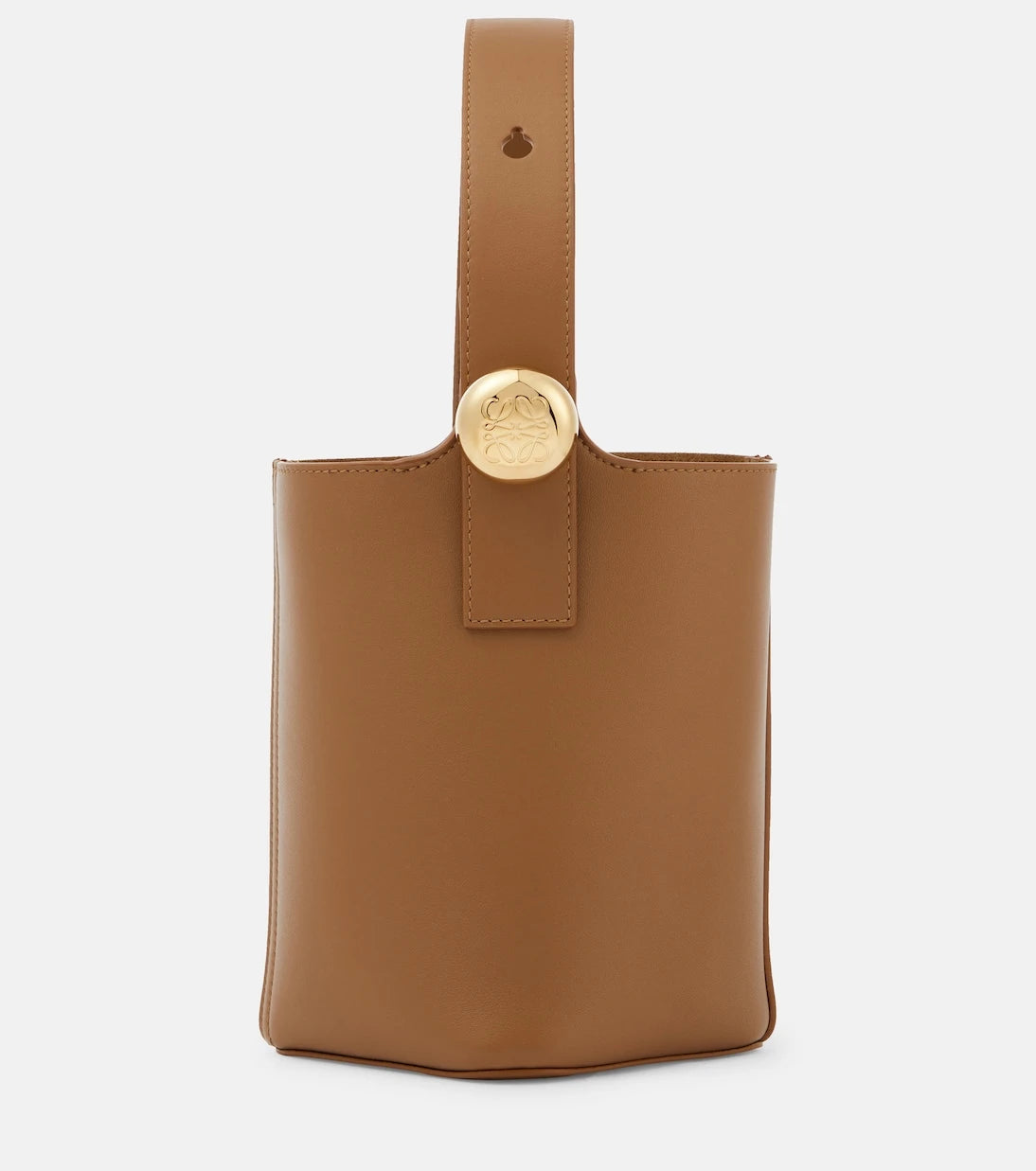 Loewe - Pebble Mini leather bucket bag