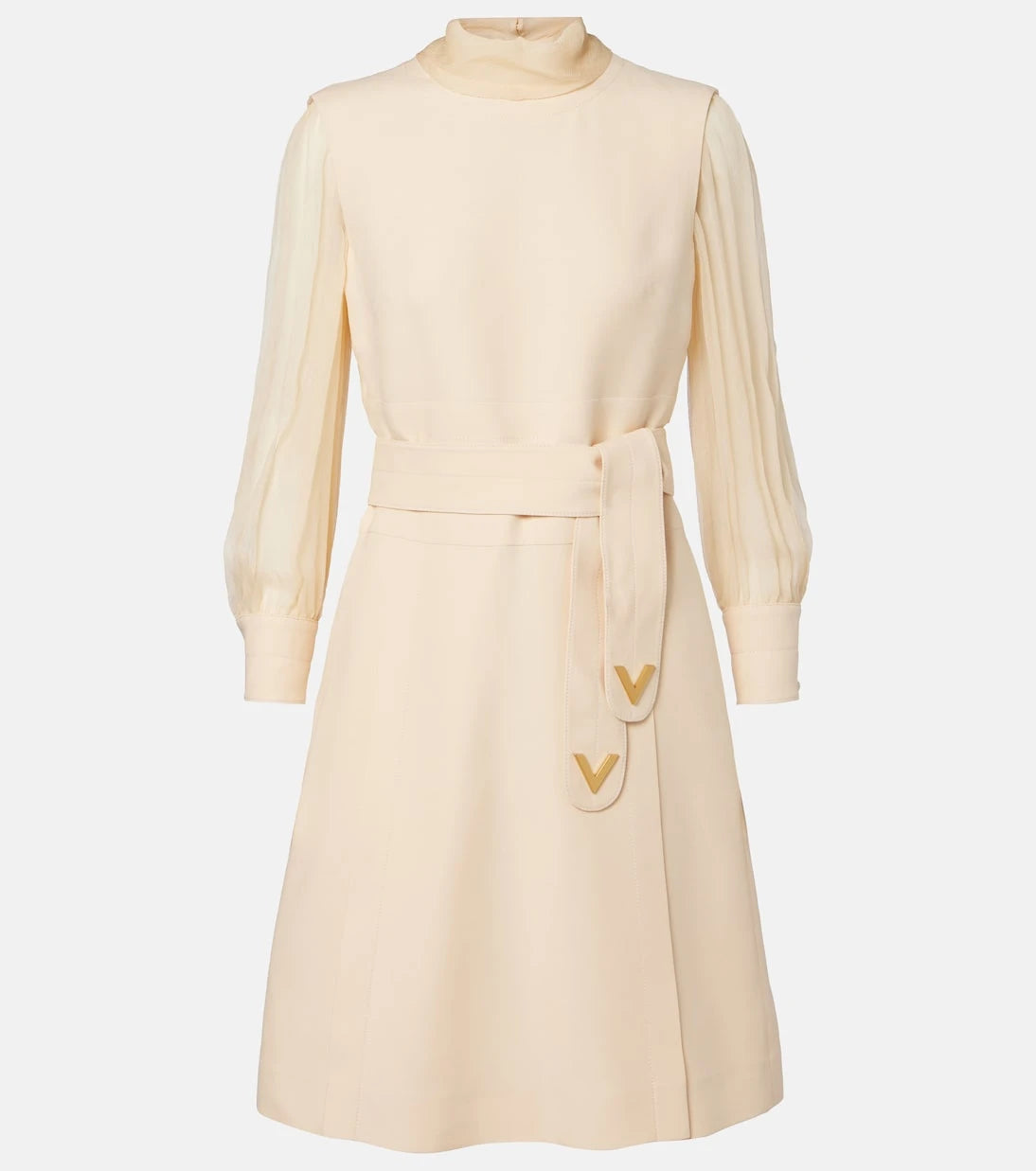 Valentino - Wool and silk Crepe Couture minidress