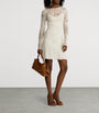 Ralph Lauren Collection White Mulberry Silk Mini Dress