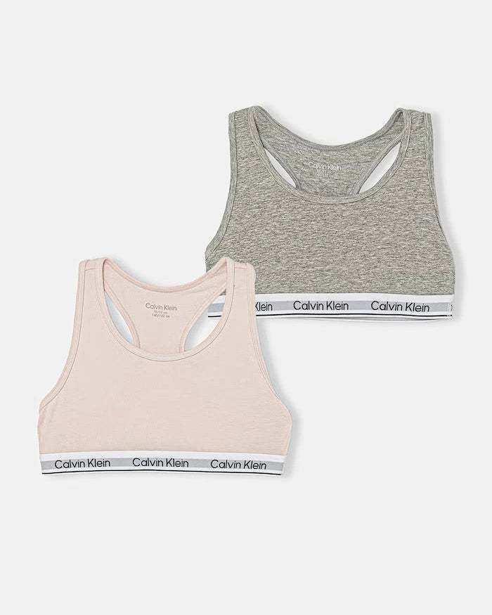 Calvin Klein Underwear pamuk ve elastan çocuk sütyeni 2’li