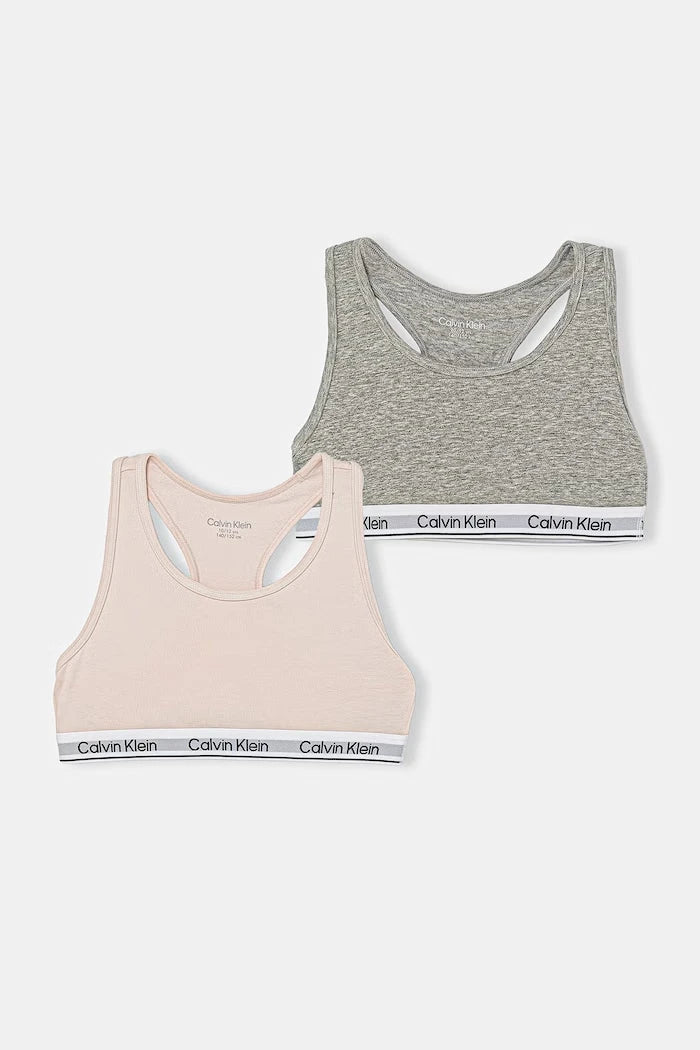 Calvin Klein Underwear pamuk ve elastan çocuk sütyeni 2’li