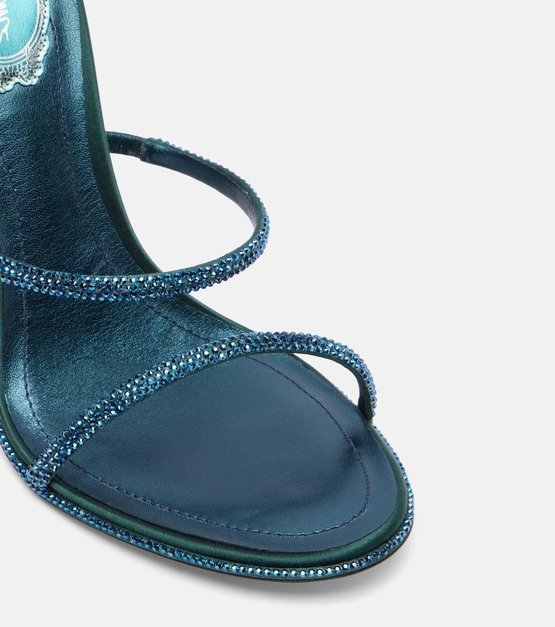 Rene Caovilla - Cleo 105 embellished satin sandals