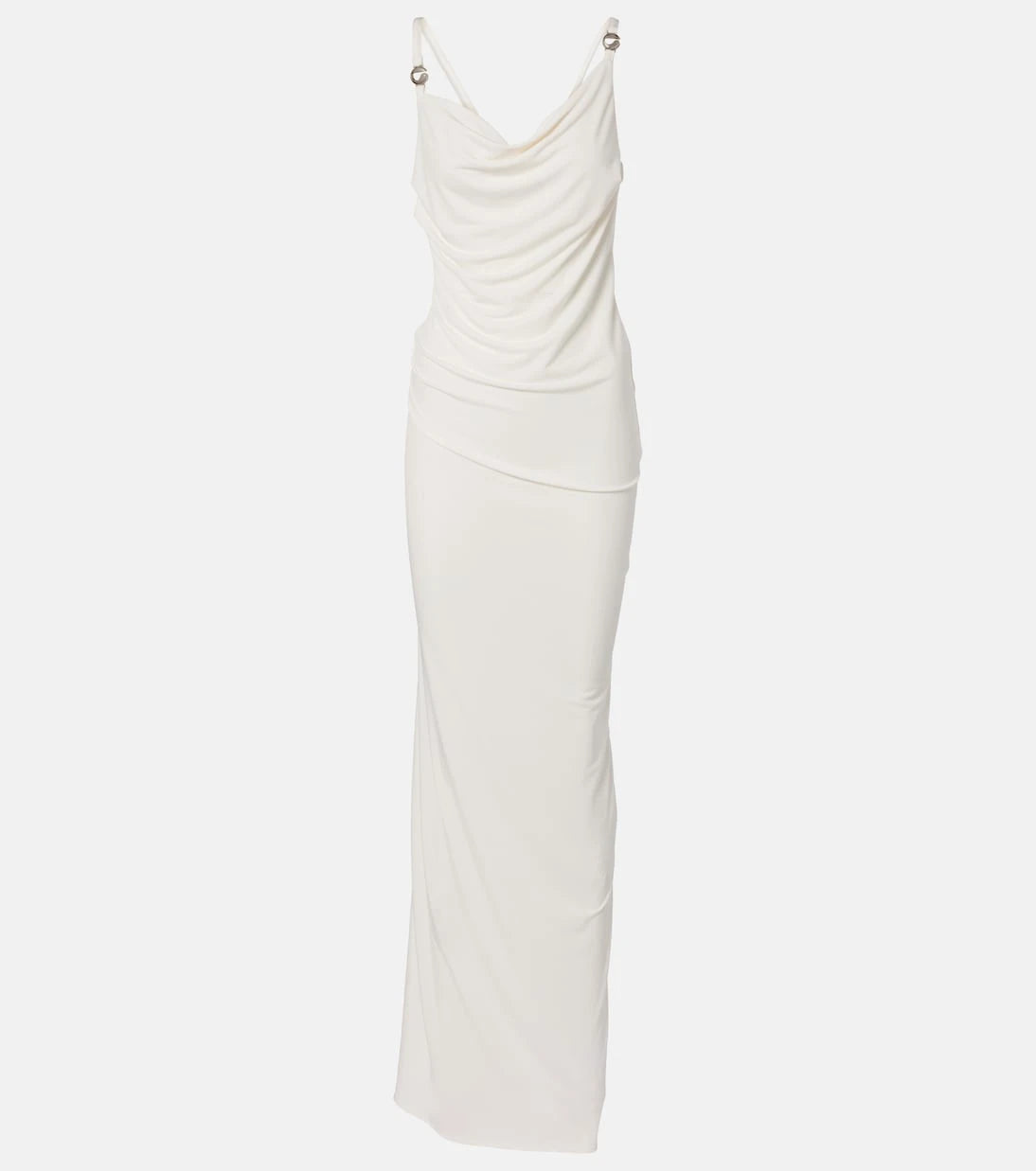 Coperni - Draped open-back jersey maxi dress