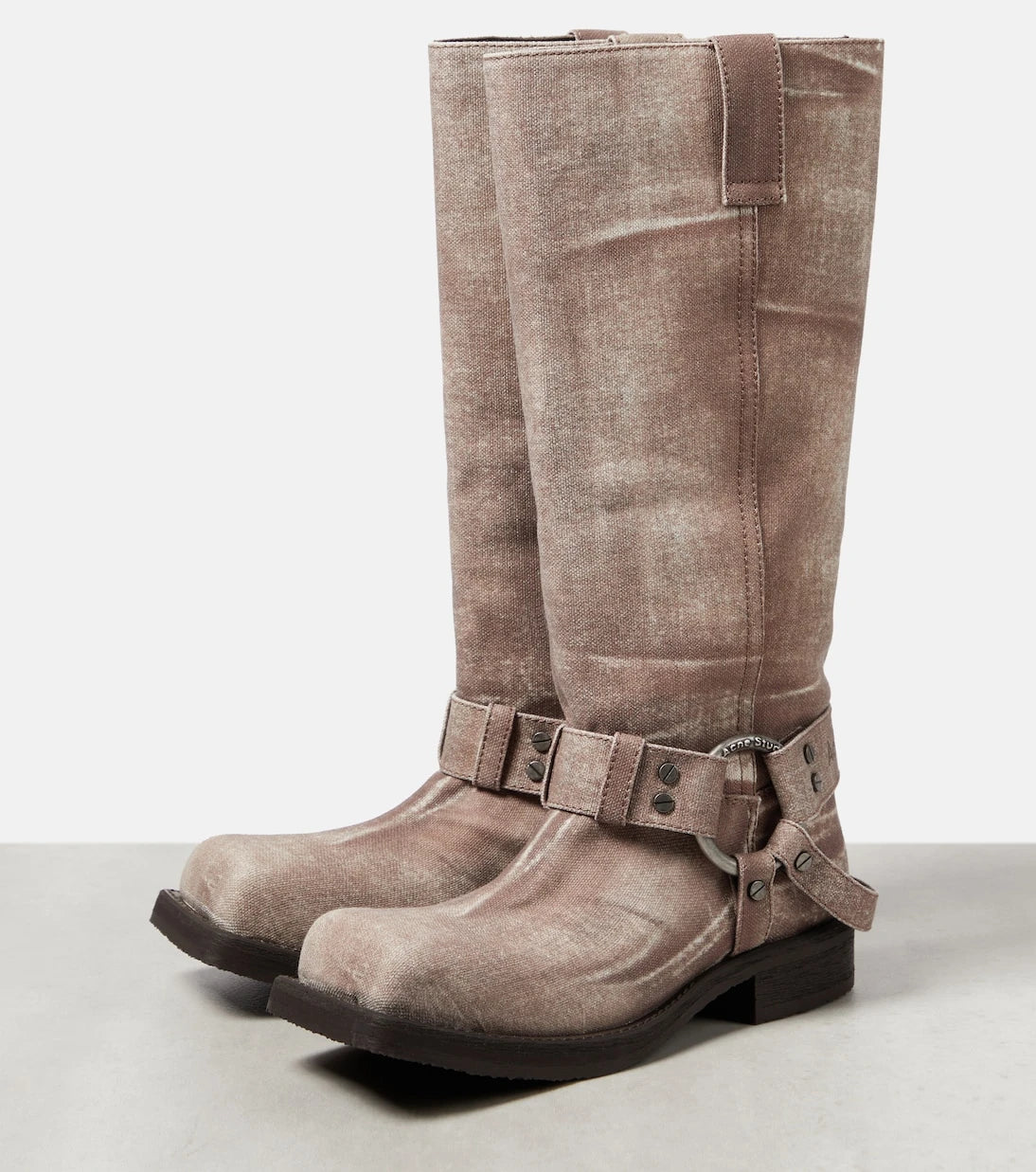 Acne Studios - Balius 35 printed knee-high boots