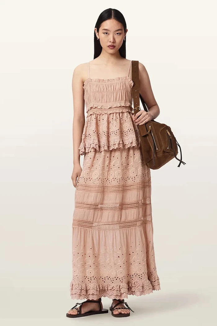 AllSaints топ дамски с вискоза CAMILLE
