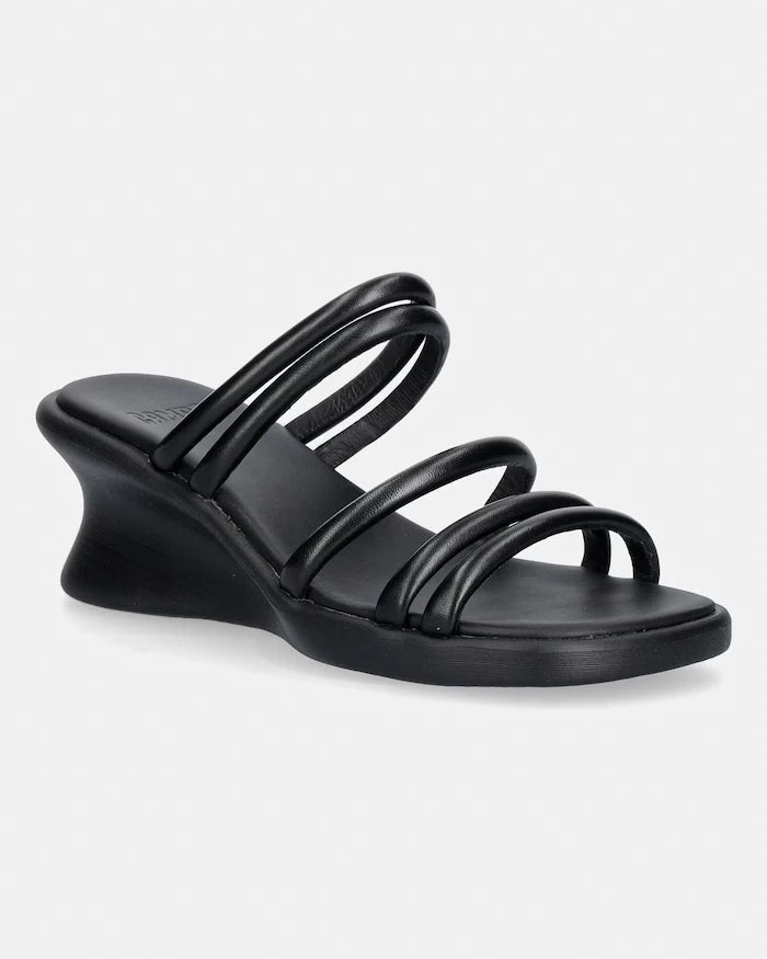 Camper чехли обувки със скосена платформа дамски от кожа Louise Sandal