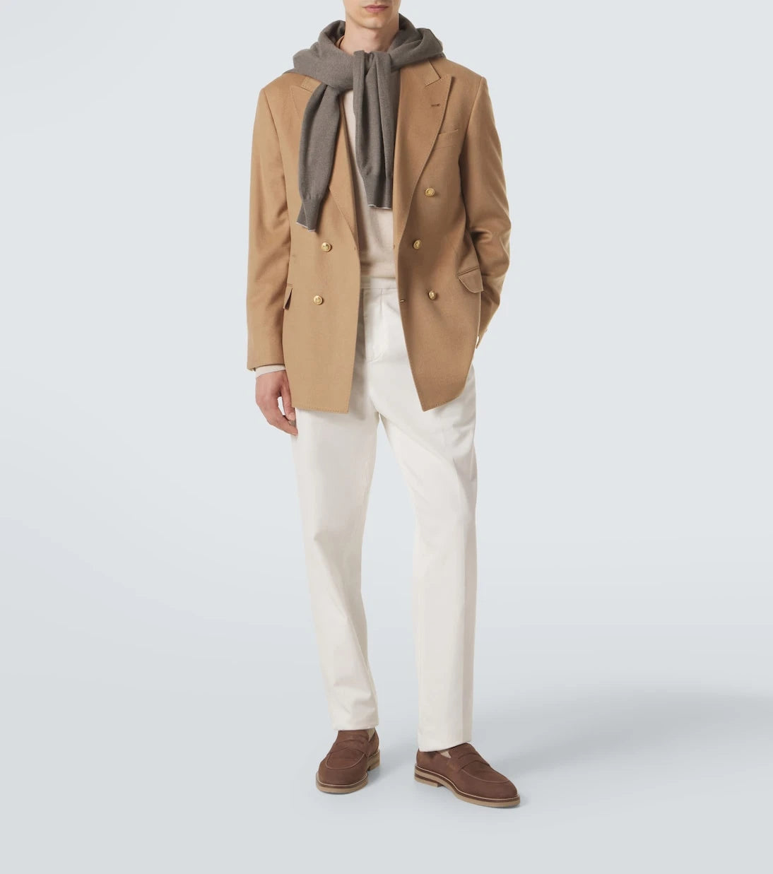 Brunello Cucinelli - Suede penny loafers