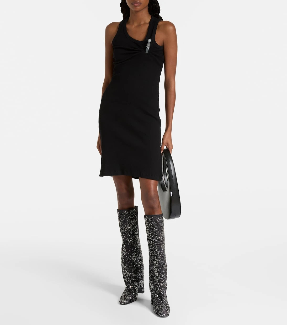 Coperni - Embellished knee-high boots