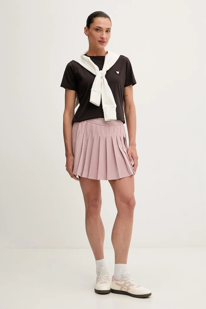 Guess тениска дамска от памук с еластан COLETTE