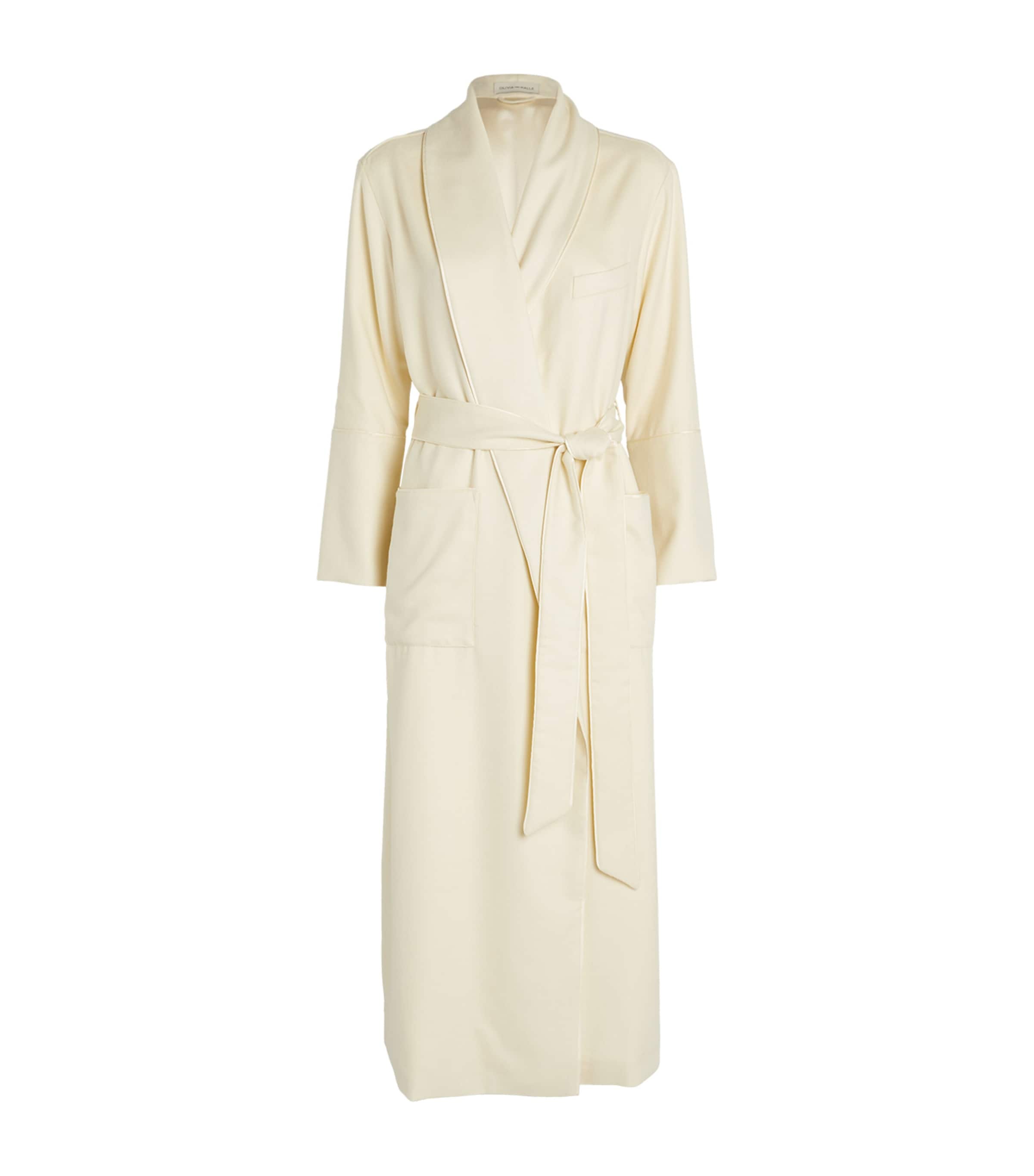 White Cashmere Logan Robe