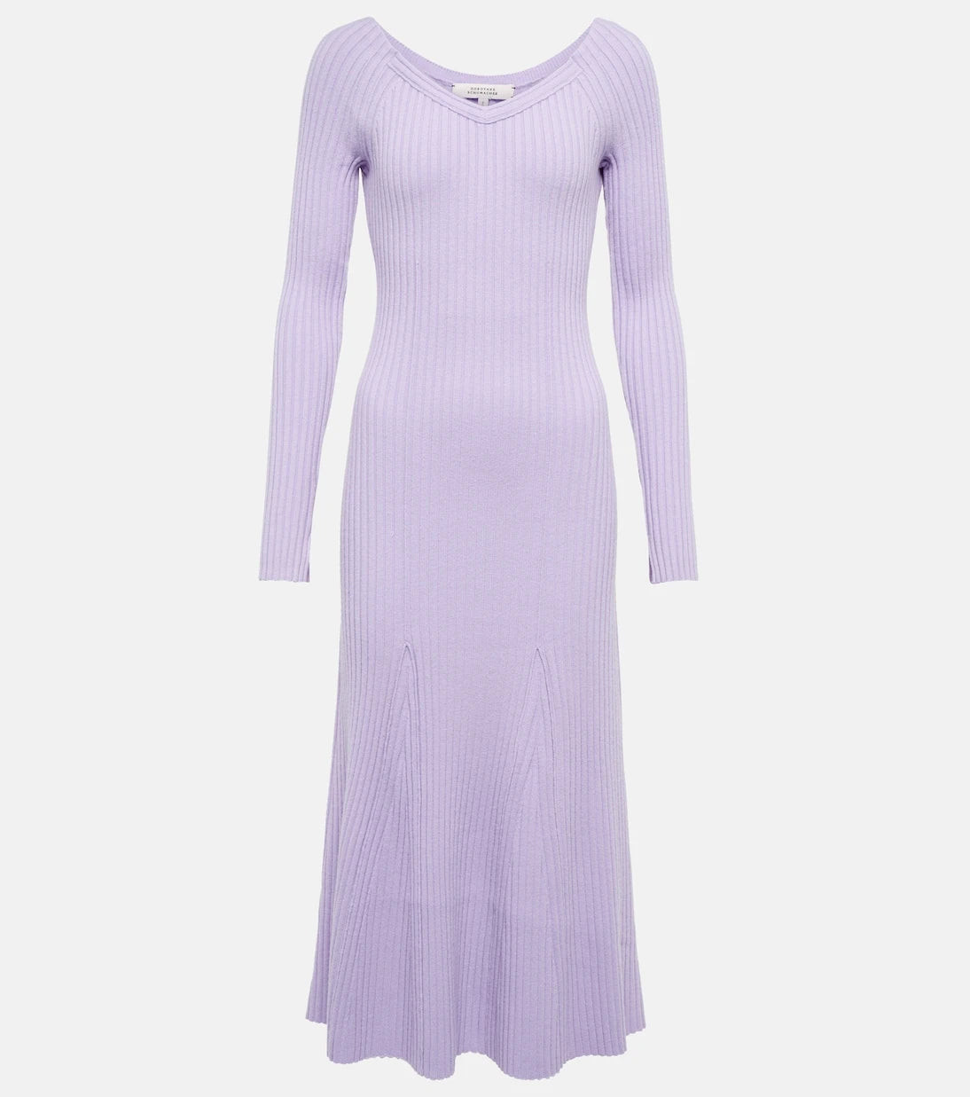 Dorothee Schumacher - Ribbed-knit wool-blend midi dress