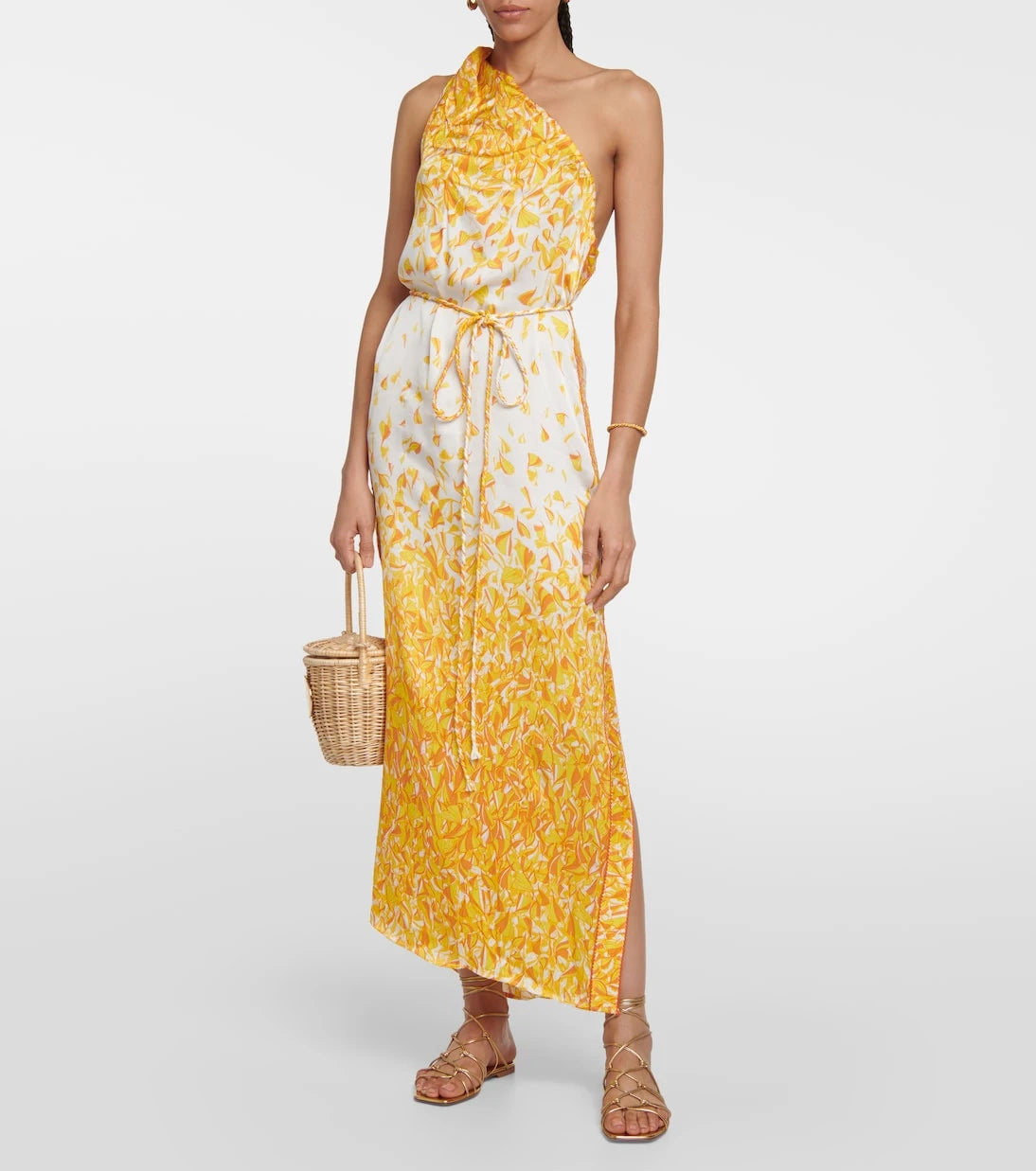 Poupette St Barth - Isabelle one-shoulder maxi dress