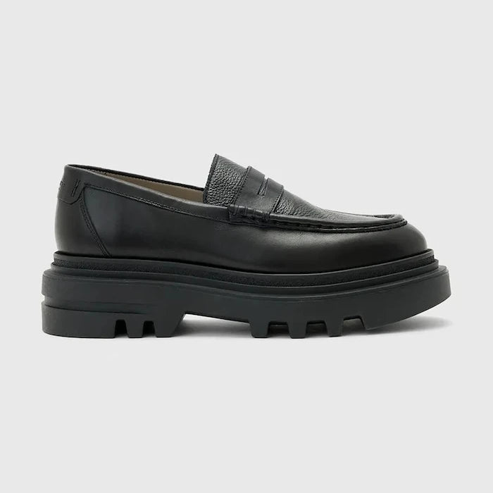 Кожени мокасини AllSaints Beth Lthr Loafer