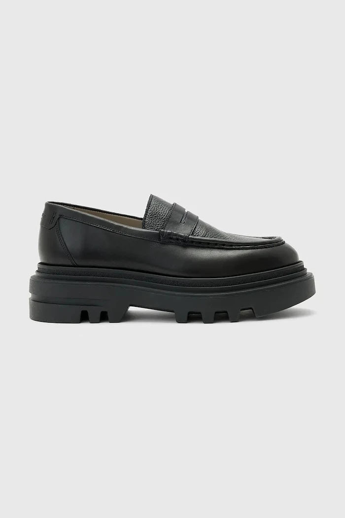 Кожени мокасини AllSaints Beth Lthr Loafer