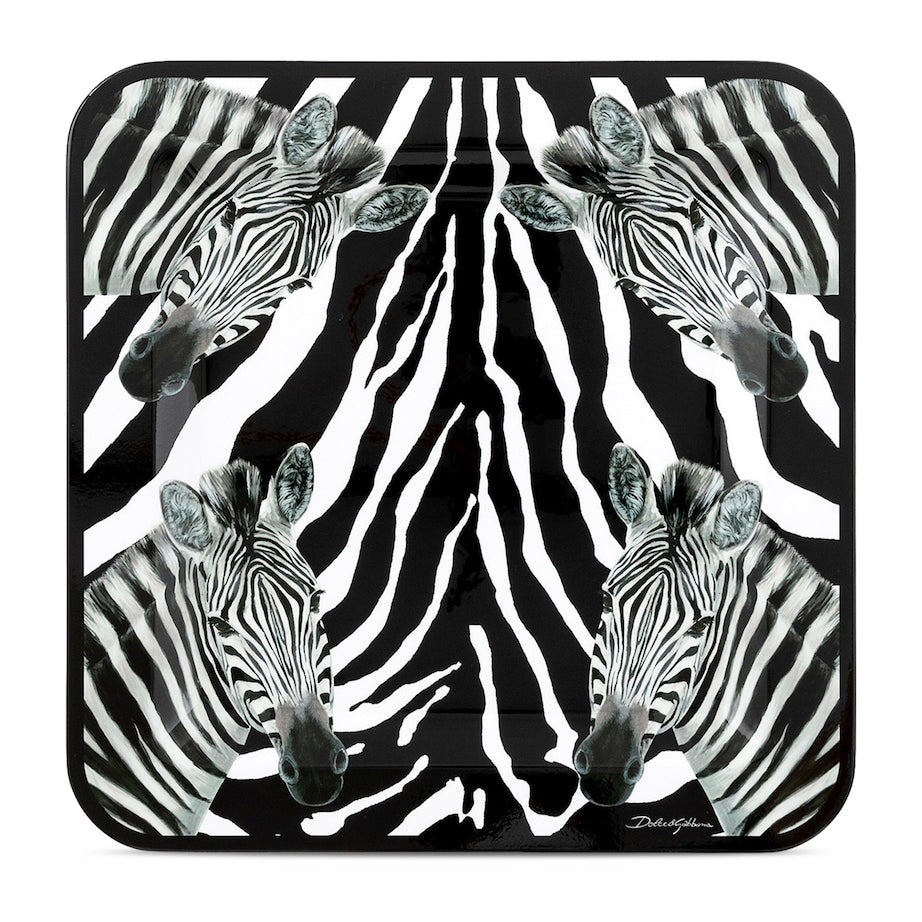 Dolce & Gabbana Casa Wooden Zebra Tray