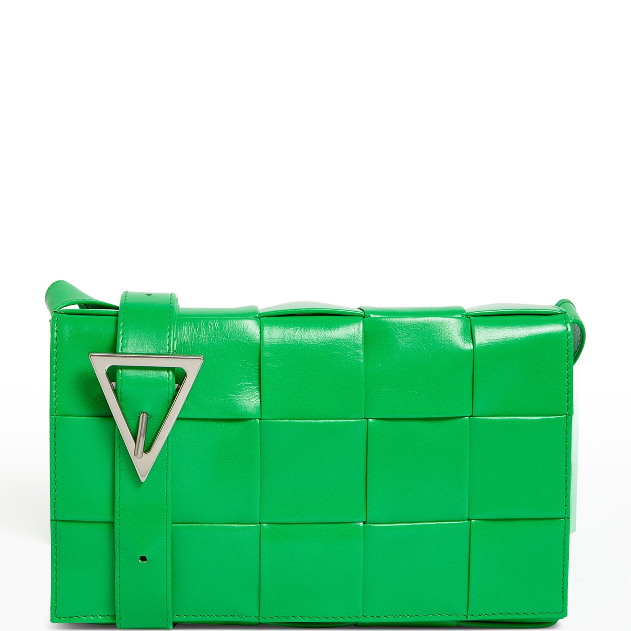 Leather Intreccio Cassette Cross-Body Bag