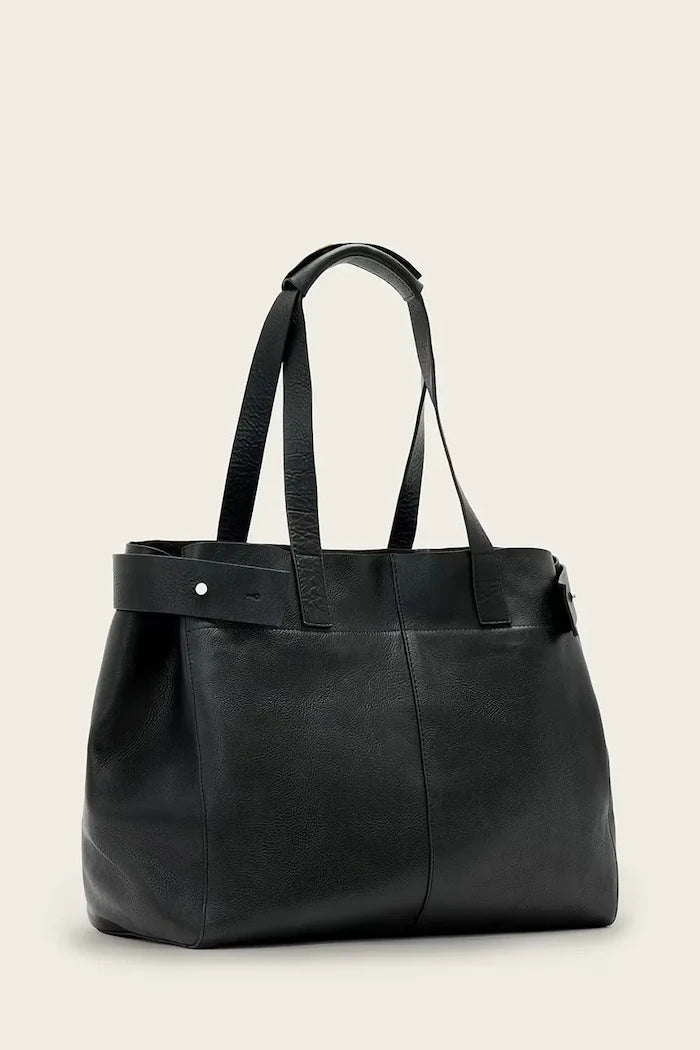 AllSaints чанта tote дамска от кожа URSA