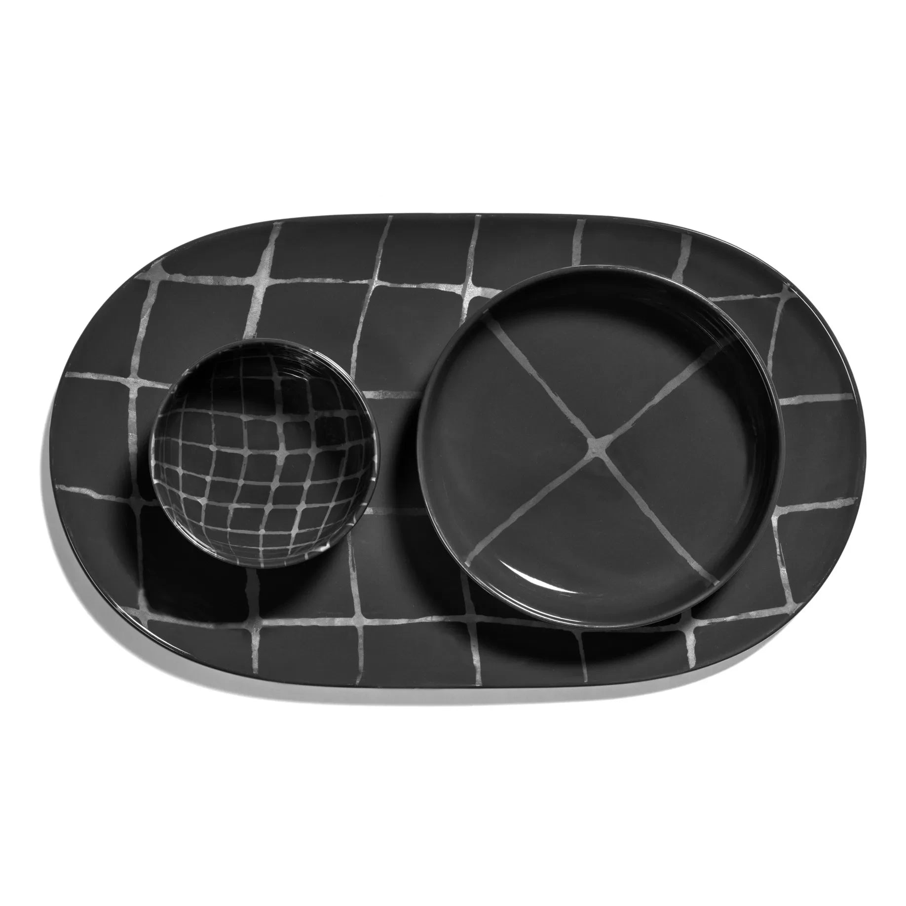 Serax - Zuma presentation dish, Kelly Wresler  | Blue