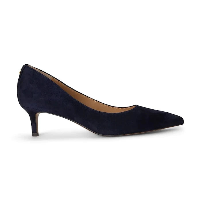 Lauren Ralph Lauren обувки с ток от велур Adrienne
