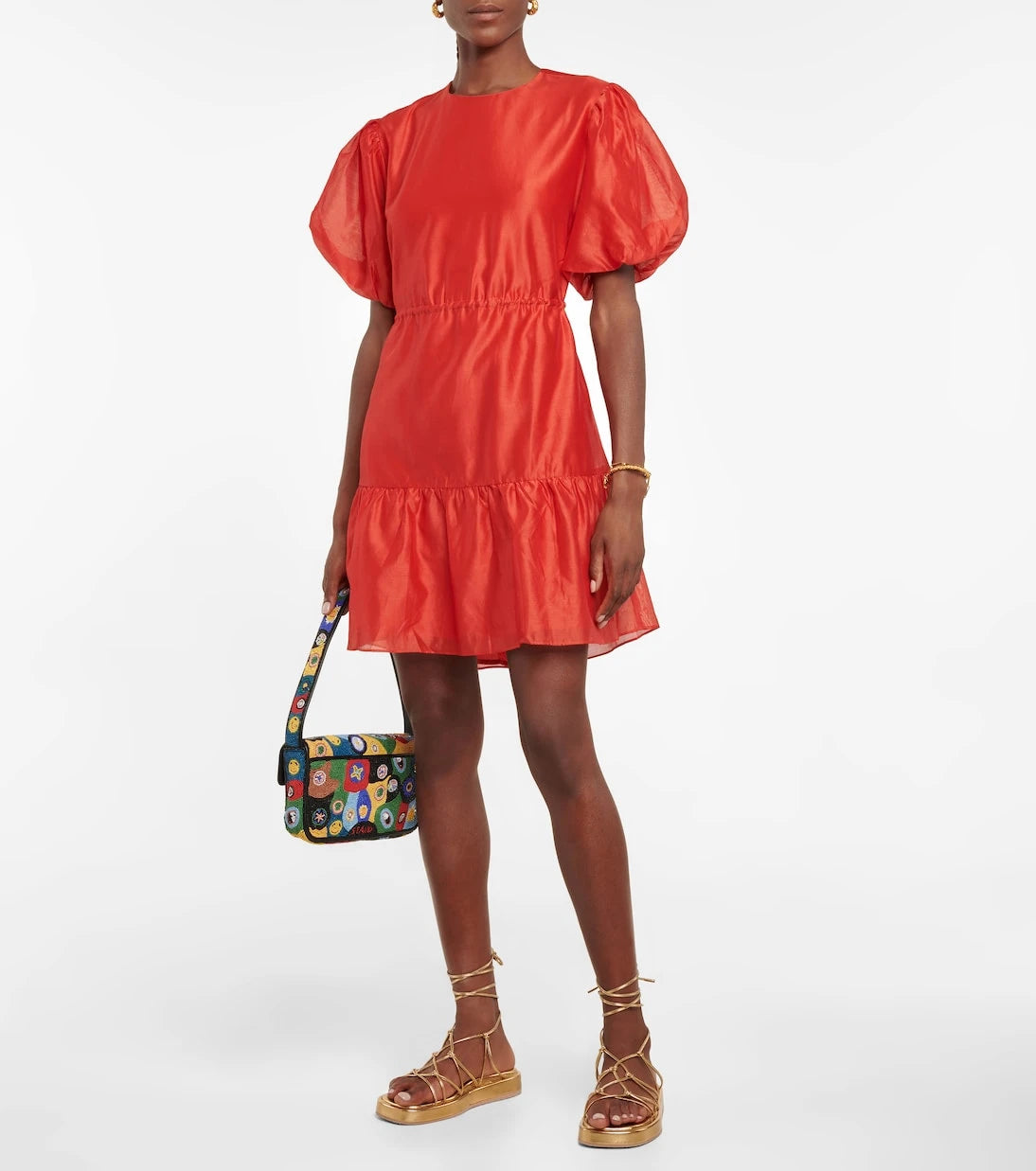 SIR - Lucelia cotton and silk minidress
