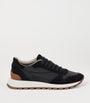 Brunello Cucinelli Black Suede Technical Running Sneakers