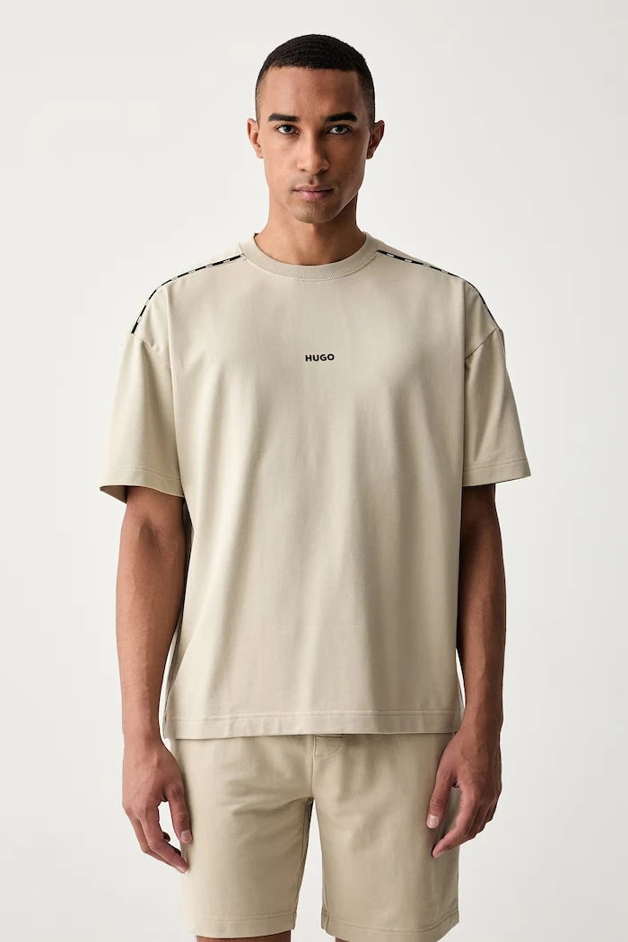HUGO geniş kesim erkek pamuklu NOAH T-SHIRT