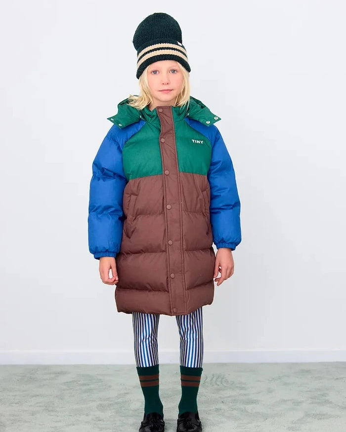 Tinycottons COLOR BLOCK PADDED JACKET Çocuk Montu