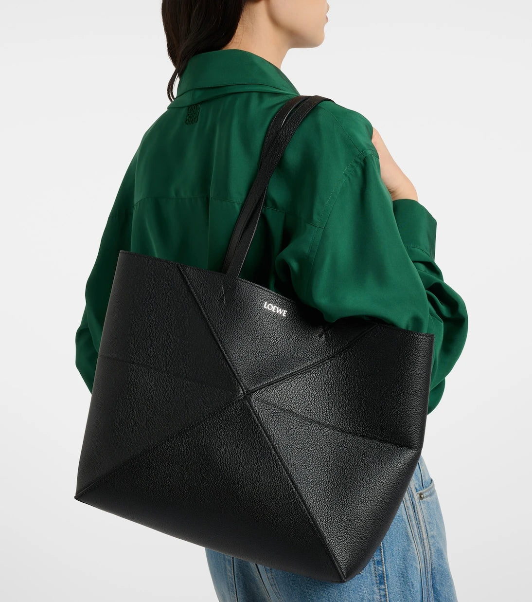 Loewe - Puzzle Fold Medium leather tote bag