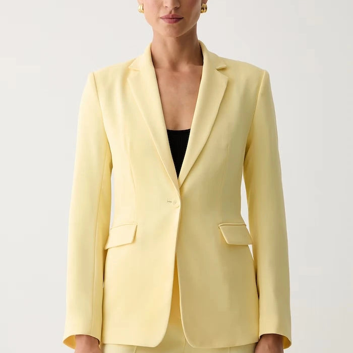 Morgan kadın tek düğmeli blazer VESTO.F