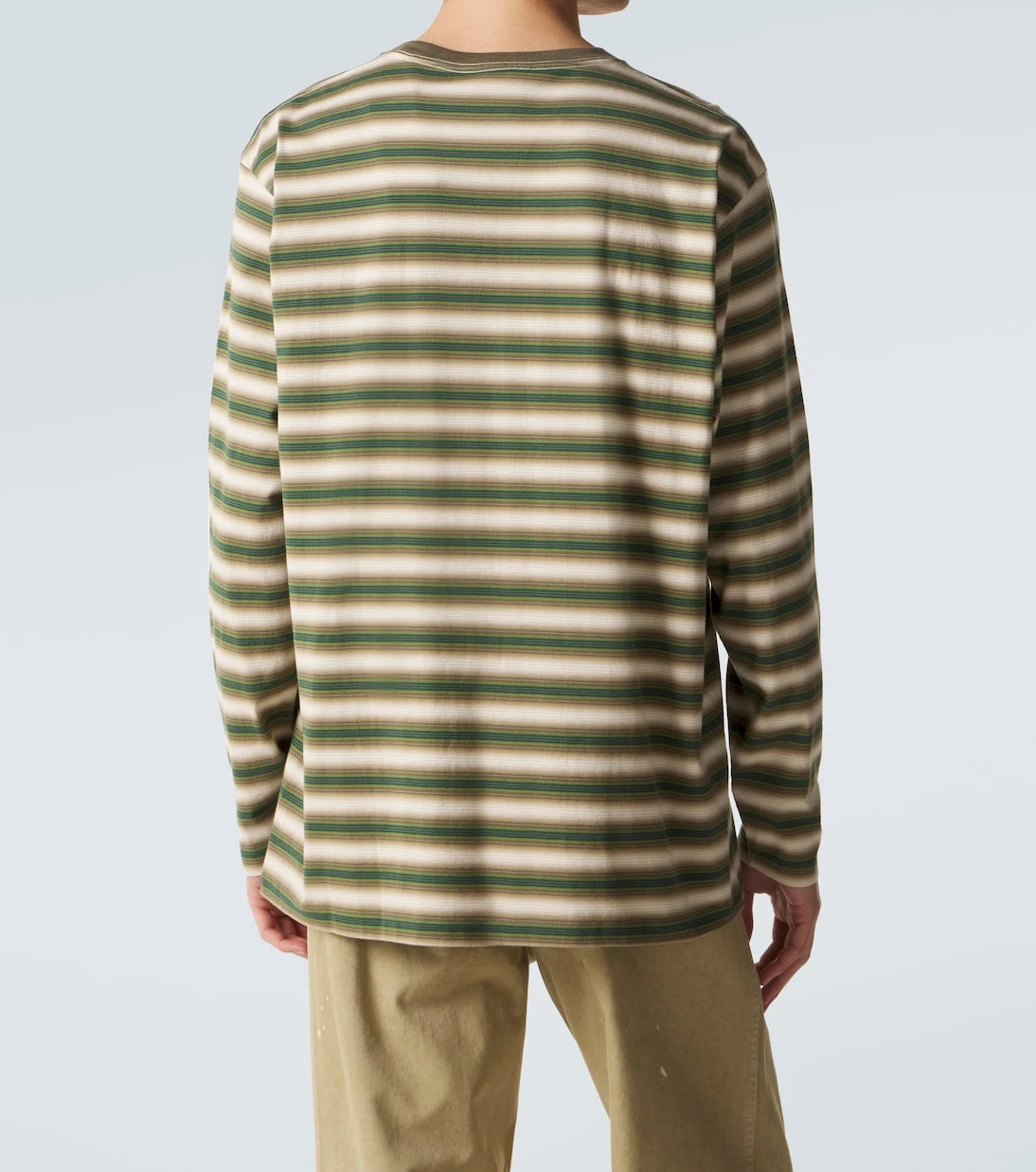 Auralee - Striped cotton jersey T-shirt